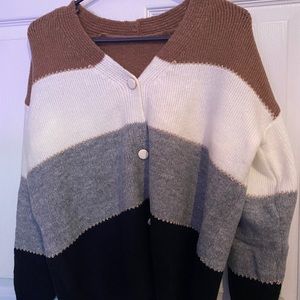 NEVER WORN stripped sweater